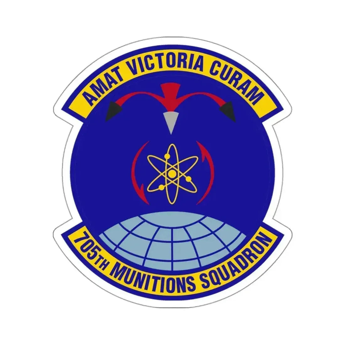 705th Munitions Squadron (U.S. Air Force) STICKER Vinyl Die-Cut Decal 3 Inch - The Sticker Space