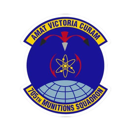 705th Munitions Squadron (U.S. Air Force) STICKER Vinyl Kiss-Cut Decal 2 Inch White - The Sticker Space