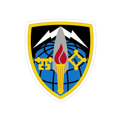 706 Military Intelligence Group (U.S. Army) REVERSE PRINT Transparent Die-Cut STICKER 3 Inch Die-Cut Transparent - The Sticker Space