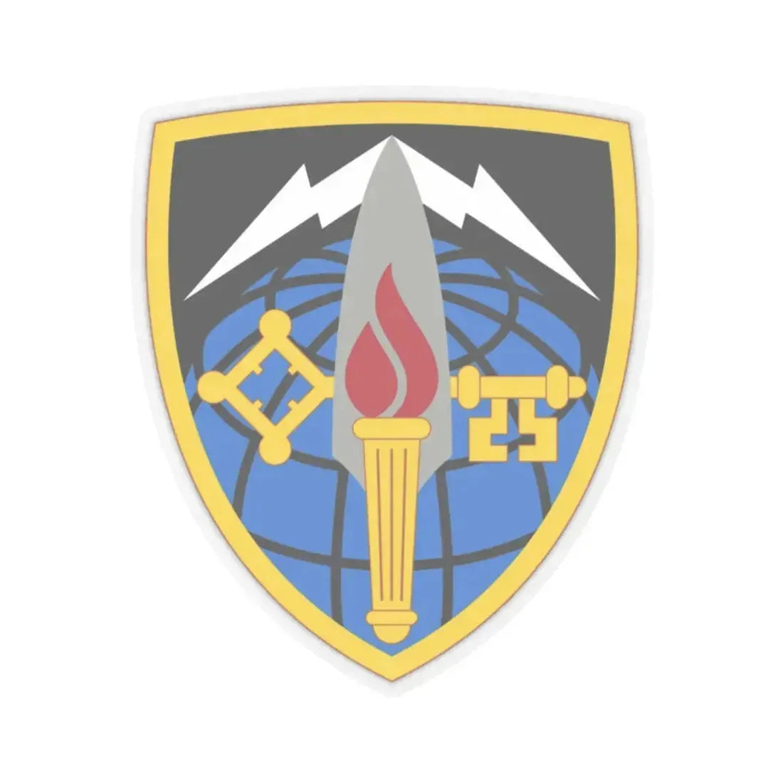 706 Military Intelligence Group (U.S. Army) STICKER Vinyl Kiss-Cut Decal 2 Inch Transparent - The Sticker Space