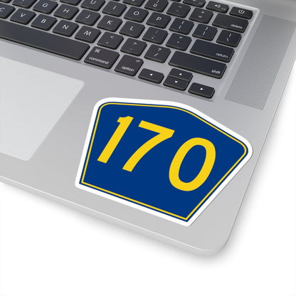 PR secondary 170 (Puerto Rico) (Road Sign) STICKER Vinyl Kiss-Cut Decal