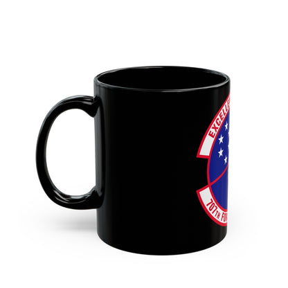 707 Force Support Squadron AFISRA (U.S. Air Force) Black Coffee Mug-The Sticker Space