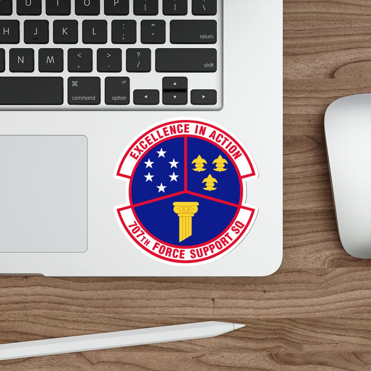 707 Force Support Squadron AFISRA (U.S. Air Force) STICKER Vinyl Die-Cut Decal-The Sticker Space