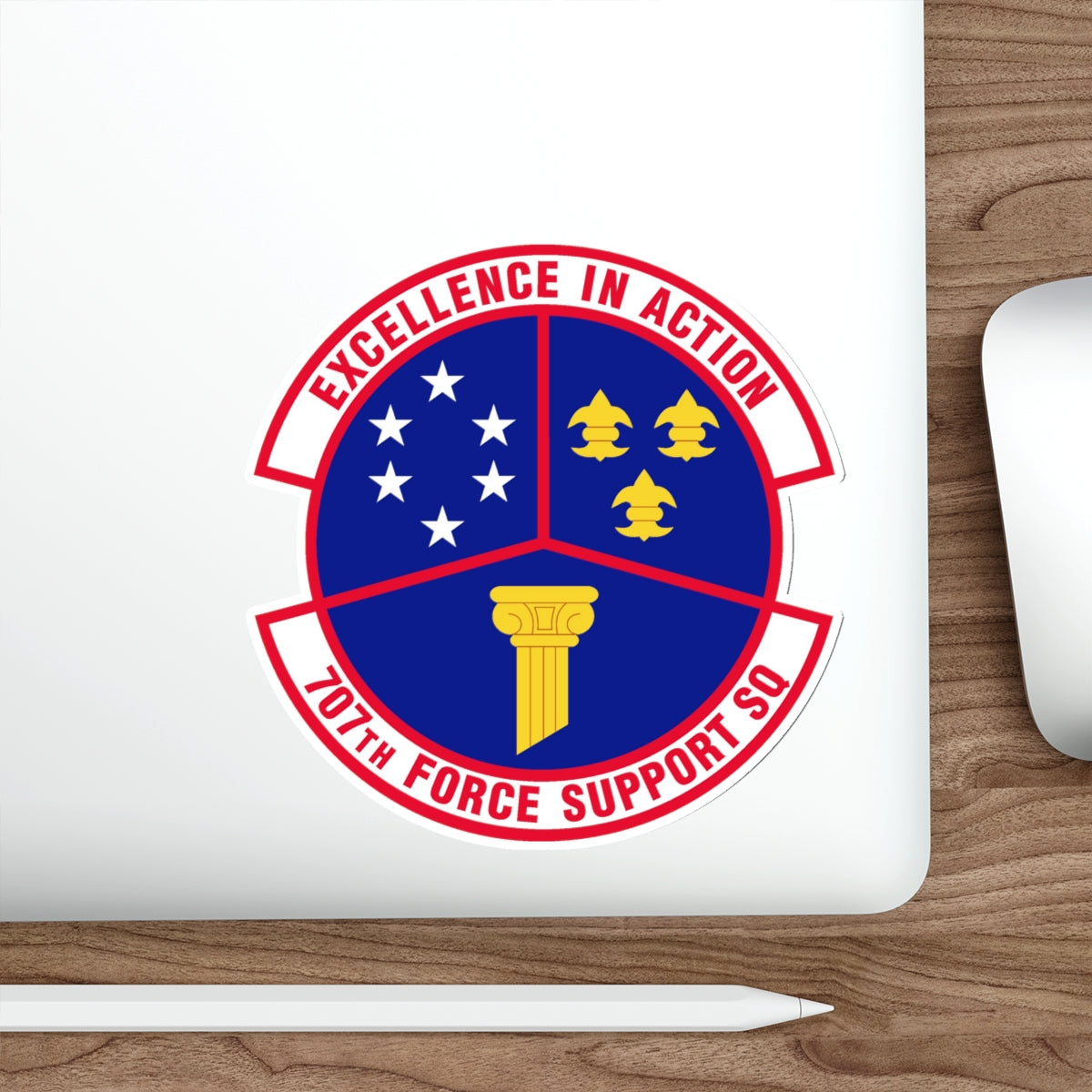 707 Force Support Squadron AFISRA (U.S. Air Force) STICKER Vinyl Die-Cut Decal-The Sticker Space