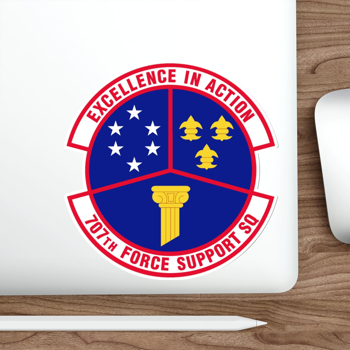 707 Force Support Squadron AFISRA (U.S. Air Force) STICKER Vinyl Die-Cut Decal-The Sticker Space