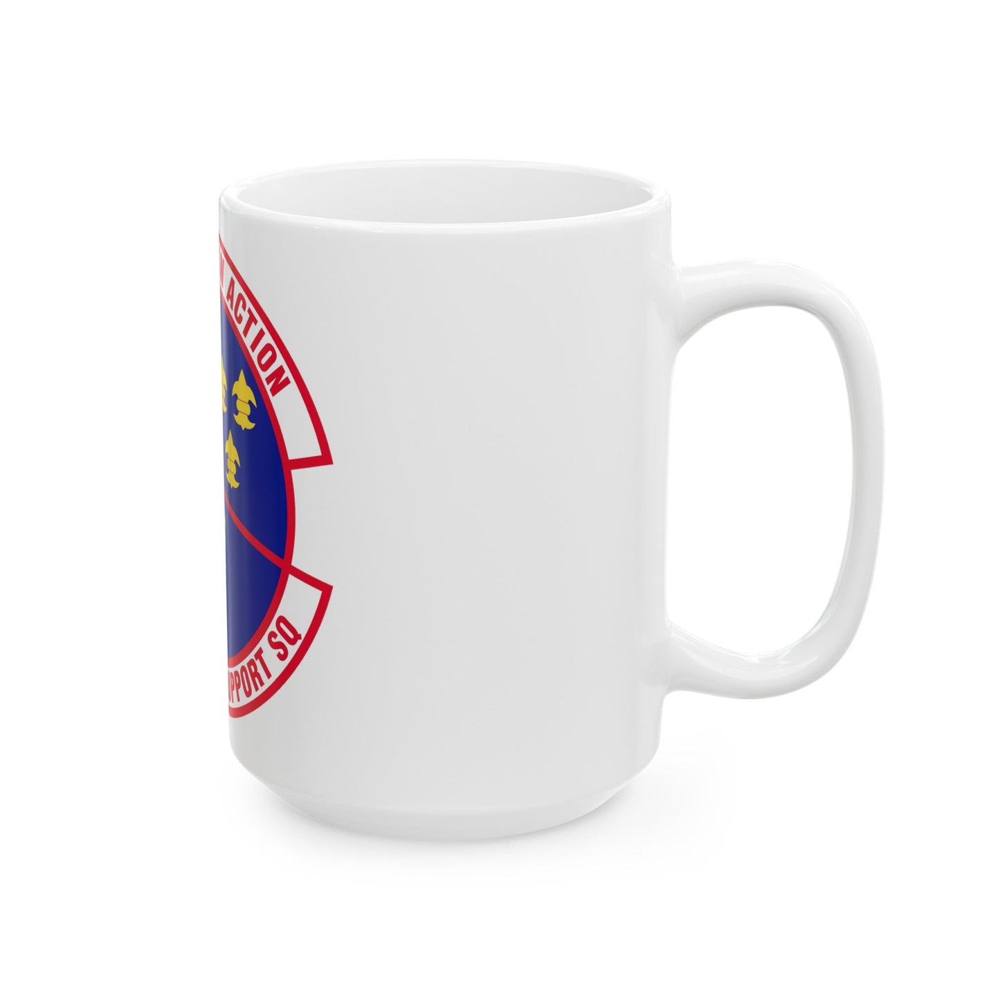 707 Force Support Squadron AFISRA (U.S. Air Force) White Coffee Mug-The Sticker Space