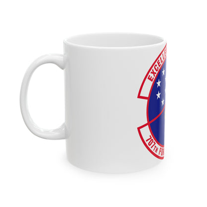 707 Force Support Squadron AFISRA (U.S. Air Force) White Coffee Mug-The Sticker Space