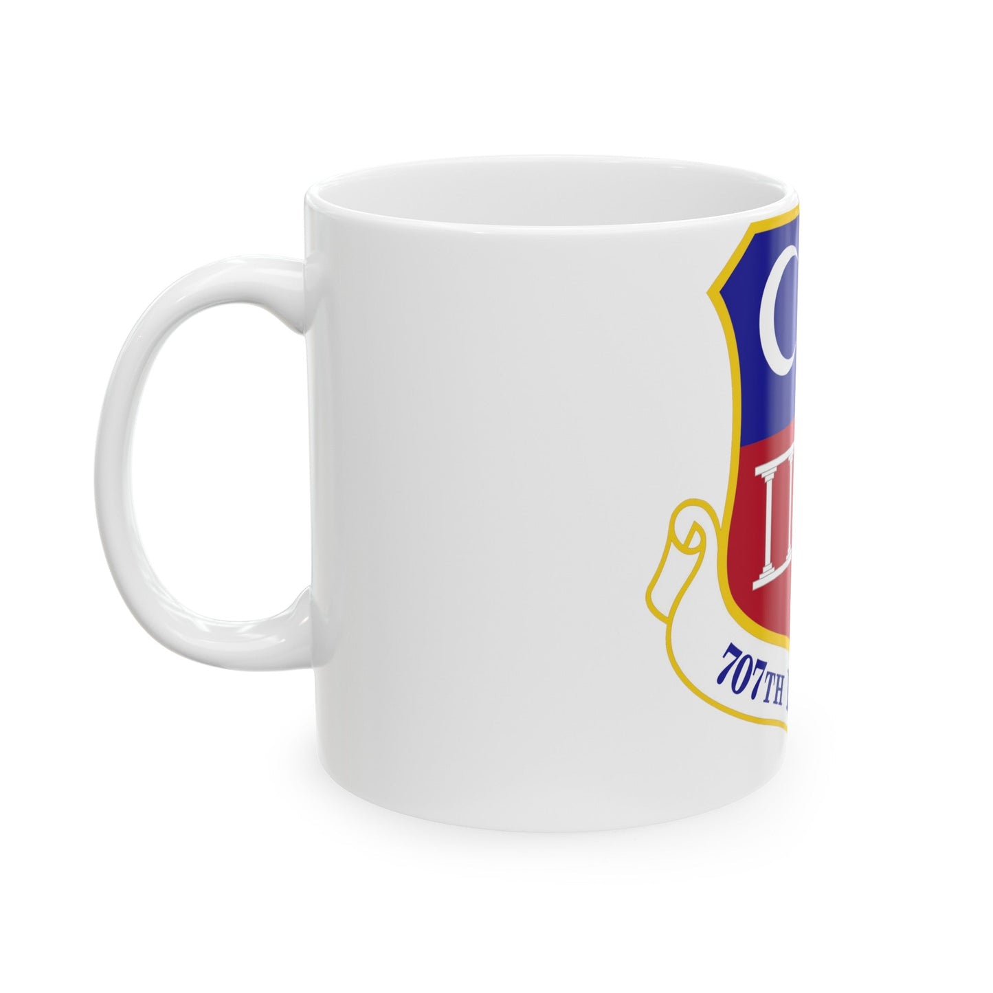 707 Intelligence Surveillance and Reconnaissance Group AFISRA (U.S. Air Force) White Coffee Mug-The Sticker Space