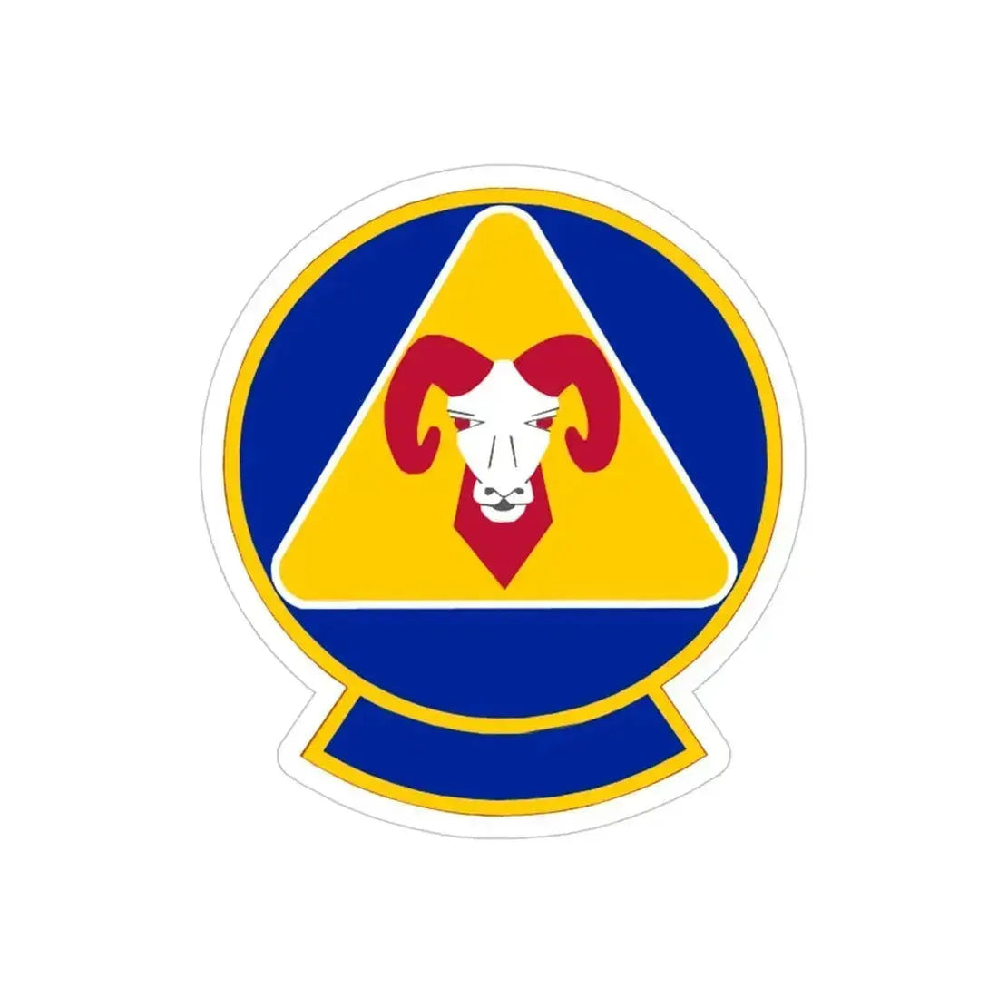 707 Maintenance Squadron AFRC (U.S. Air Force) REVERSE PRINT Transparent Die-Cut STICKER 4 Inch Die-Cut Transparent - The Sticker Space