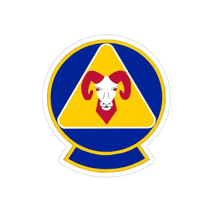 707 Maintenance Squadron AFRC (U.S. Air Force) REVERSE PRINT Transparent Die-Cut STICKER 5 Inch Die-Cut Transparent - The Sticker Space