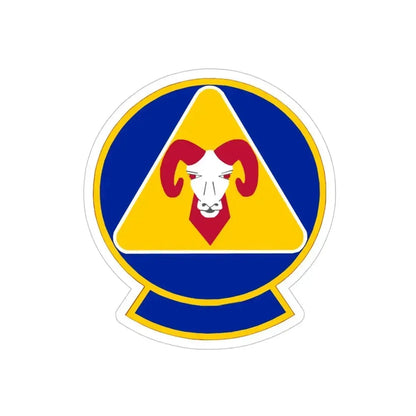 707 Maintenance Squadron AFRC (U.S. Air Force) REVERSE PRINT Transparent Die-Cut STICKER 6 Inch Die-Cut Transparent - The Sticker Space