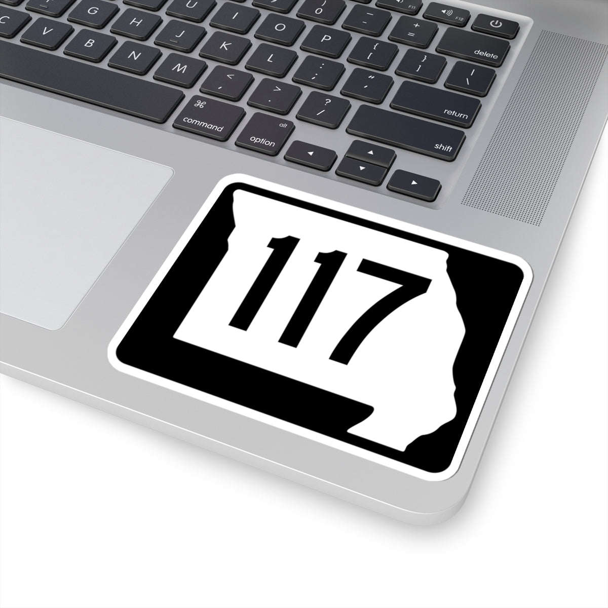 MO-117 (Missouri) (Road Sign) STICKER Vinyl Kiss-Cut Decal