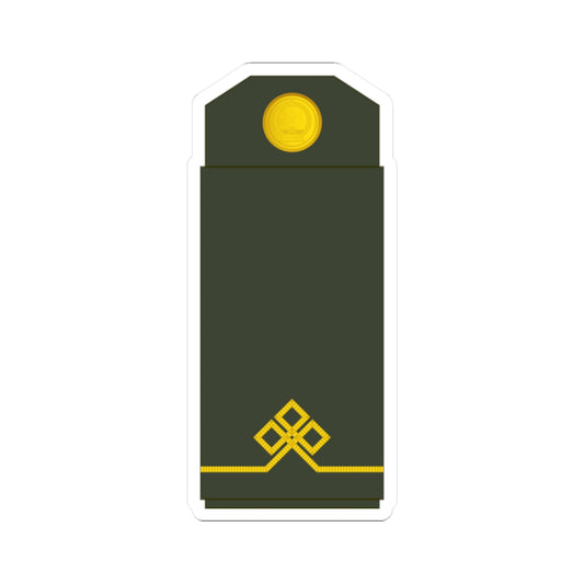 01 Mongolian Army PVT (Mongolia) (Military Rank) STICKER Vinyl Kiss-Cut Decal
