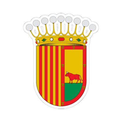 Escudo de Atarés (Spain) (Coat of Arms) STICKER Vinyl Kiss-Cut Decal