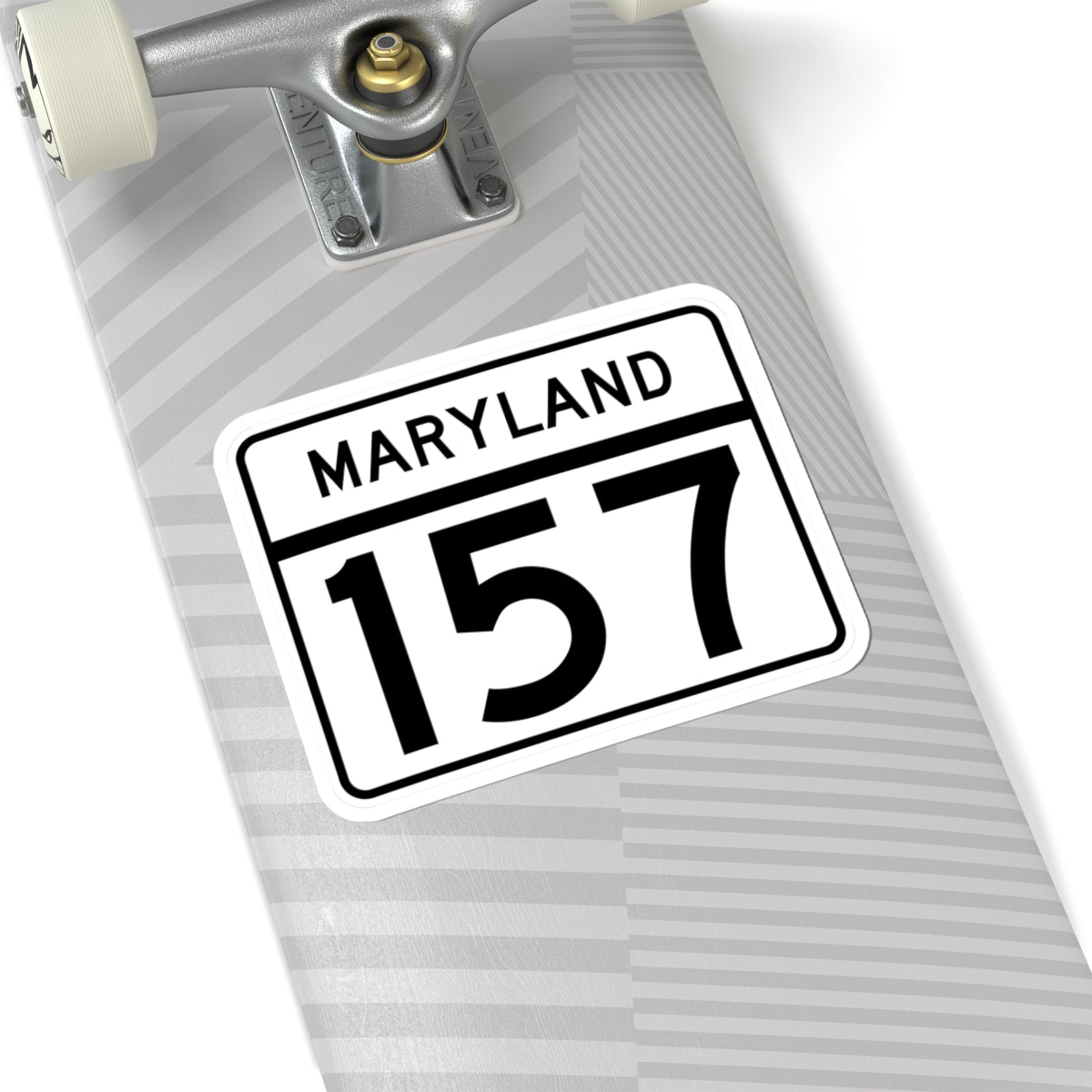 MD Route 157 (Maryland) (Road Sign) STICKER Vinyl Kiss-Cut Decal