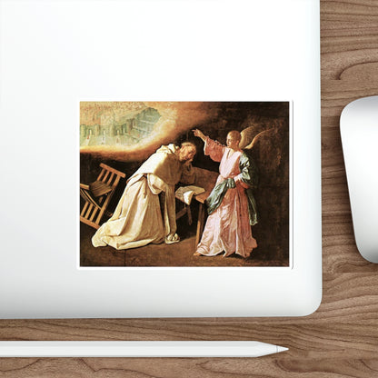 ZURBARAN, Francisco de - The Vision of St Peter of Nolasco (Artwork) STICKER Vinyl Die-Cut Decal