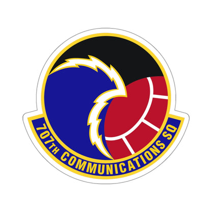 707th Communications Squadron (U.S. Air Force) STICKER Vinyl Die-Cut Decal-White-The Sticker Space