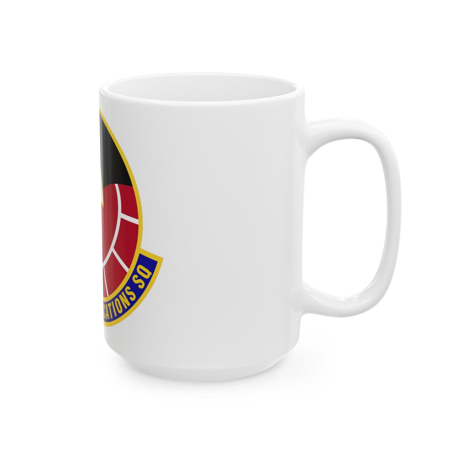 707th Communications Squadron (U.S. Air Force) White Coffee Mug-The Sticker Space