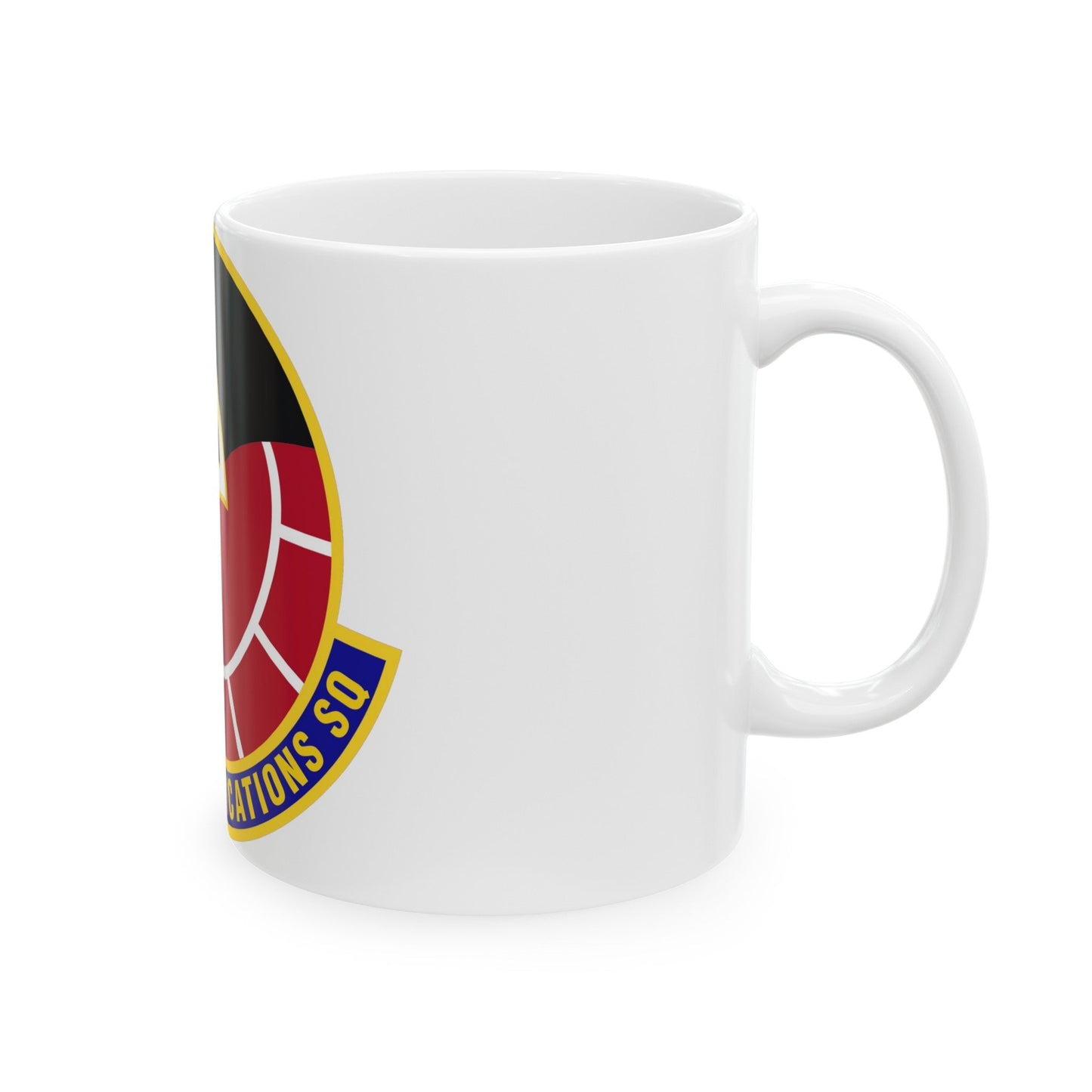 707th Communications Squadron (U.S. Air Force) White Coffee Mug-The Sticker Space