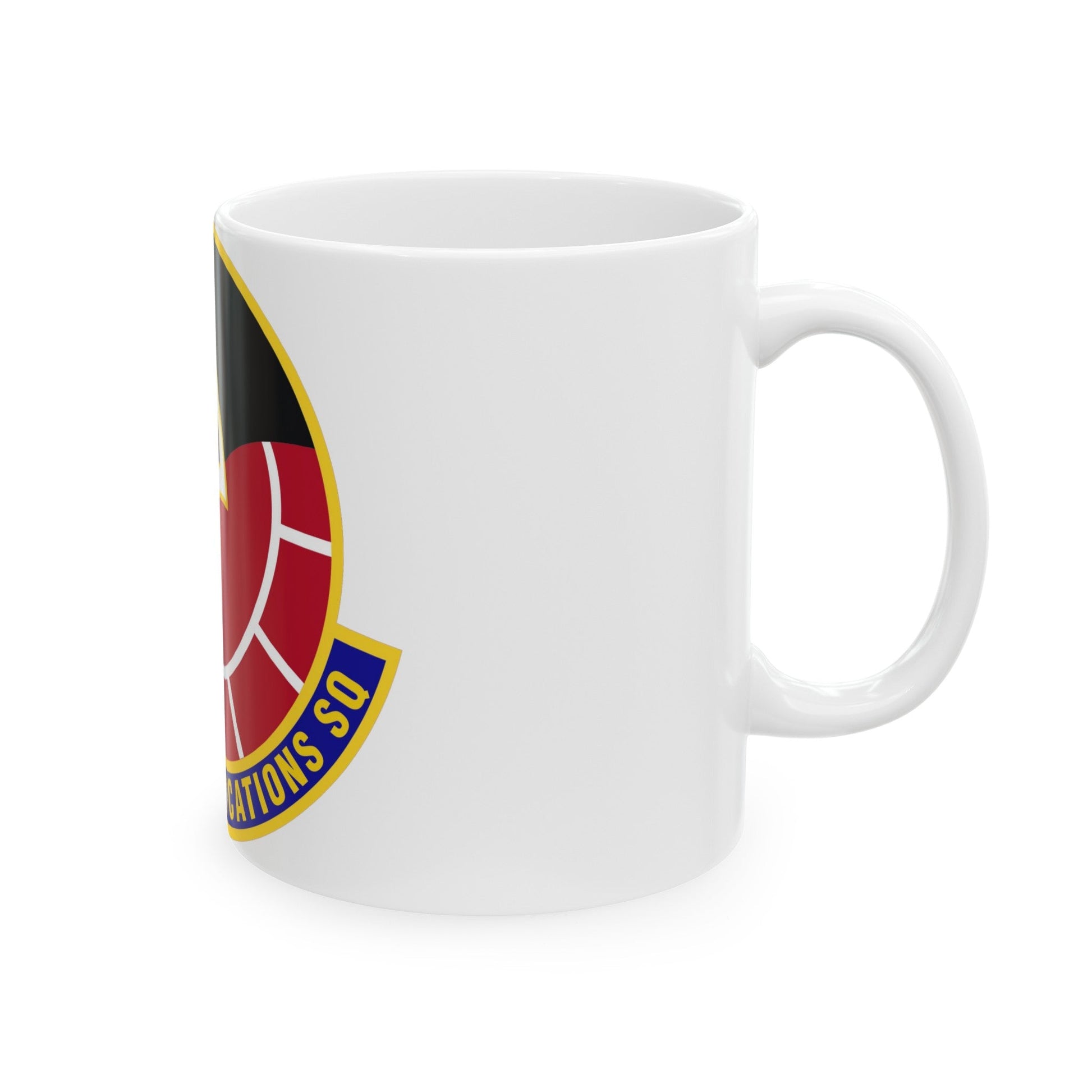 707th Communications Squadron (U.S. Air Force) White Coffee Mug-The Sticker Space