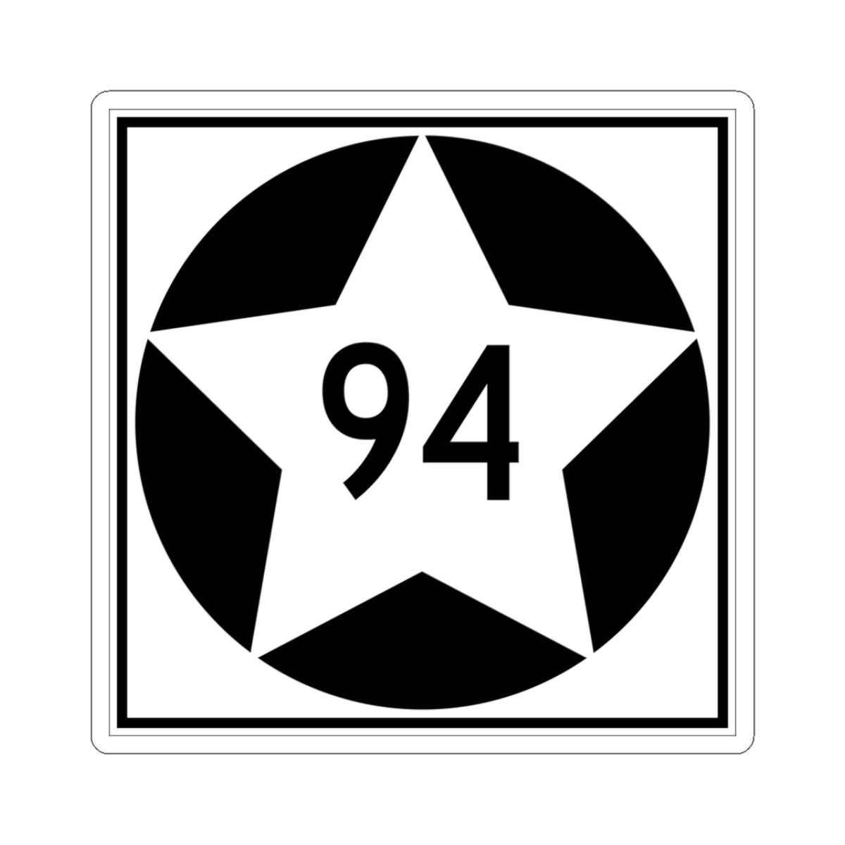 MN-94 1934 (Minnesota) (Road Sign) STICKER Vinyl Kiss-Cut Decal