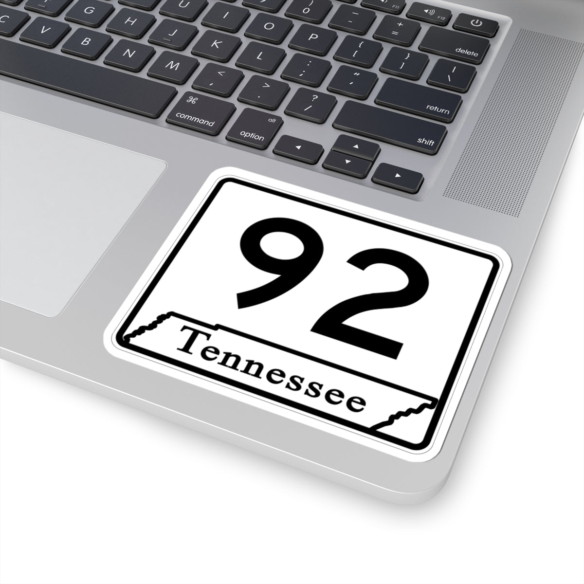 Tennessee 92 (Tennessee) (Road Sign) STICKER Vinyl Kiss-Cut Decal