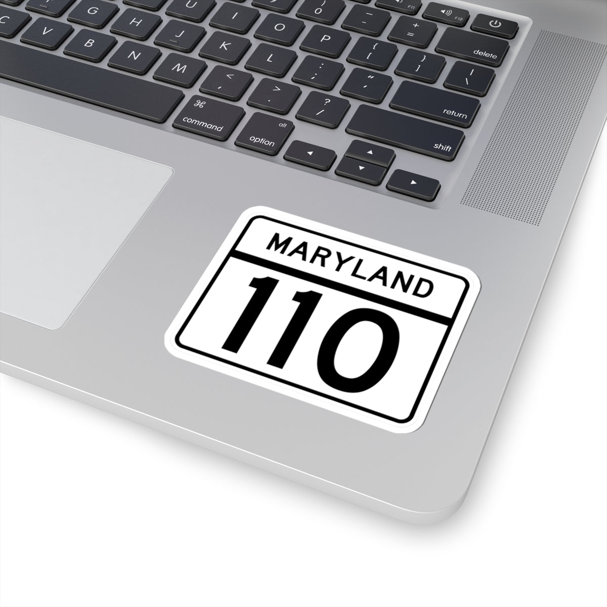 MD Route 110 (Maryland) (Road Sign) STICKER Vinyl Kiss-Cut Decal