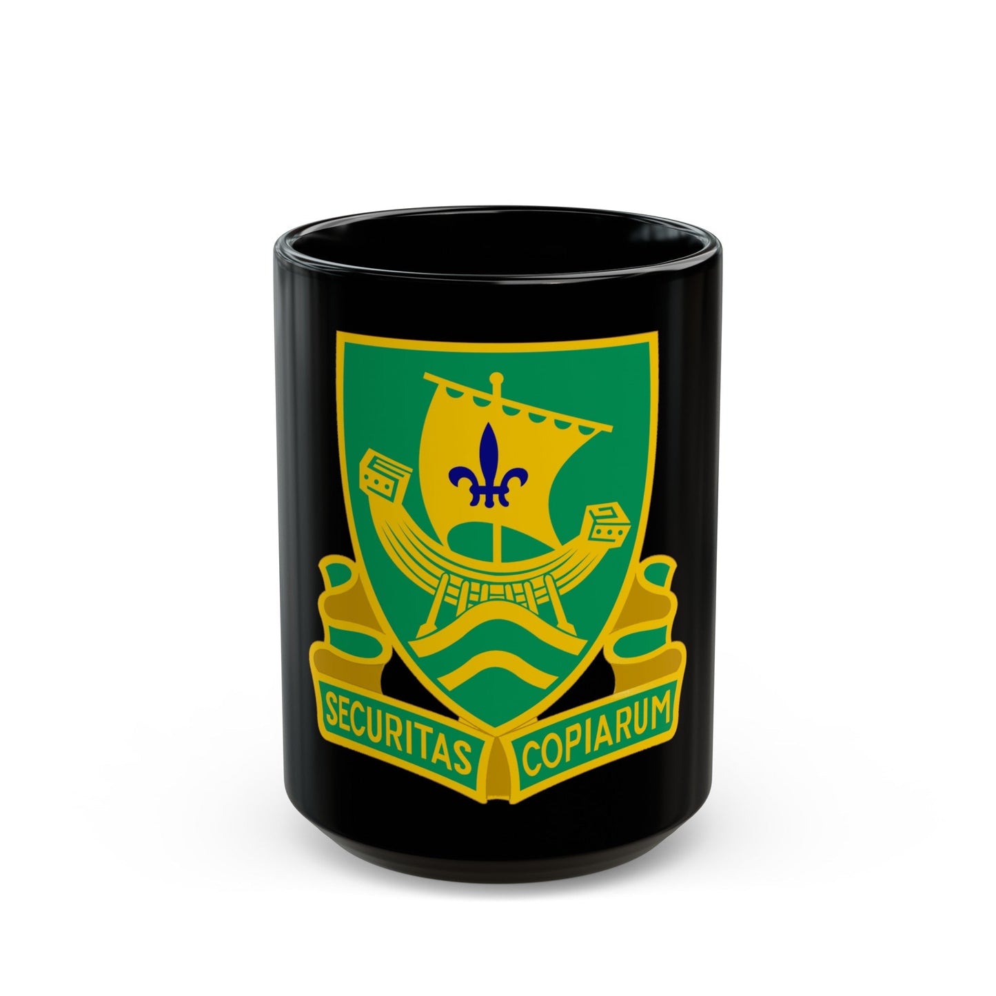 709th Military Police Battalion (U.S. Army) Black Coffee Mug-15oz-The Sticker Space