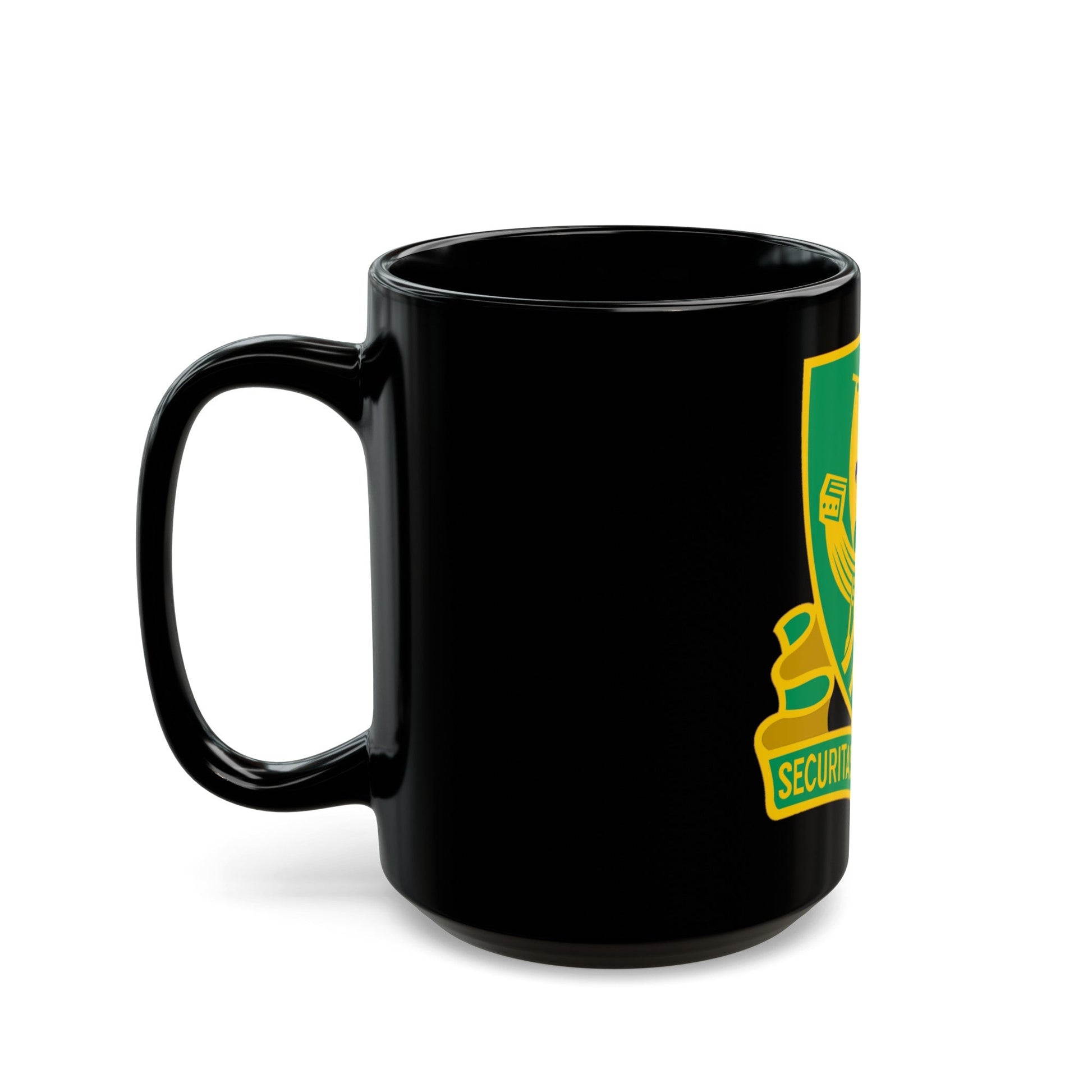 709th Military Police Battalion (U.S. Army) Black Coffee Mug-The Sticker Space