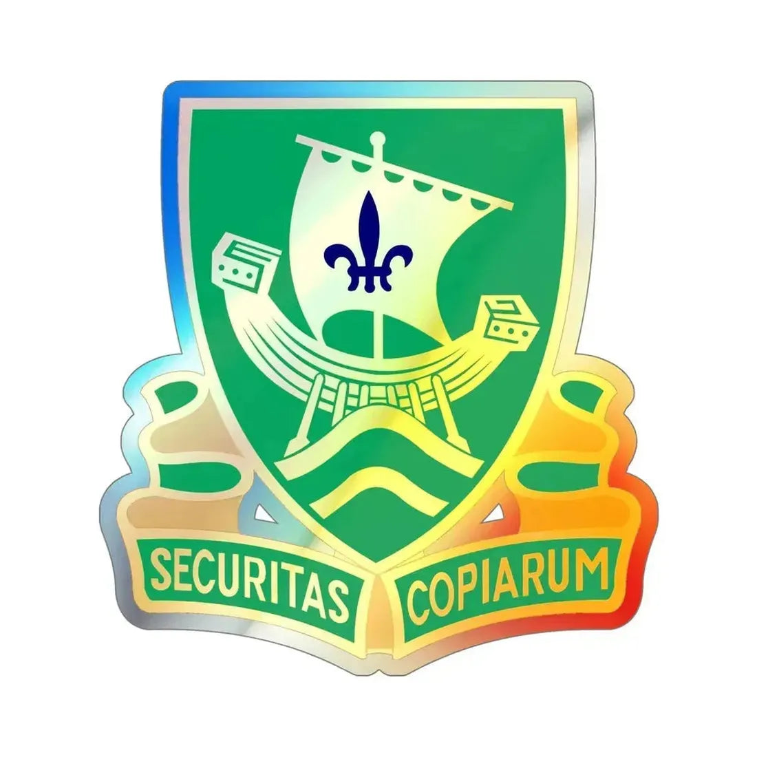 709th Military Police Battalion (U.S. Army) Holographic STICKER Die-Cut Vinyl Decal 5 Inch Holographic - The Sticker Space