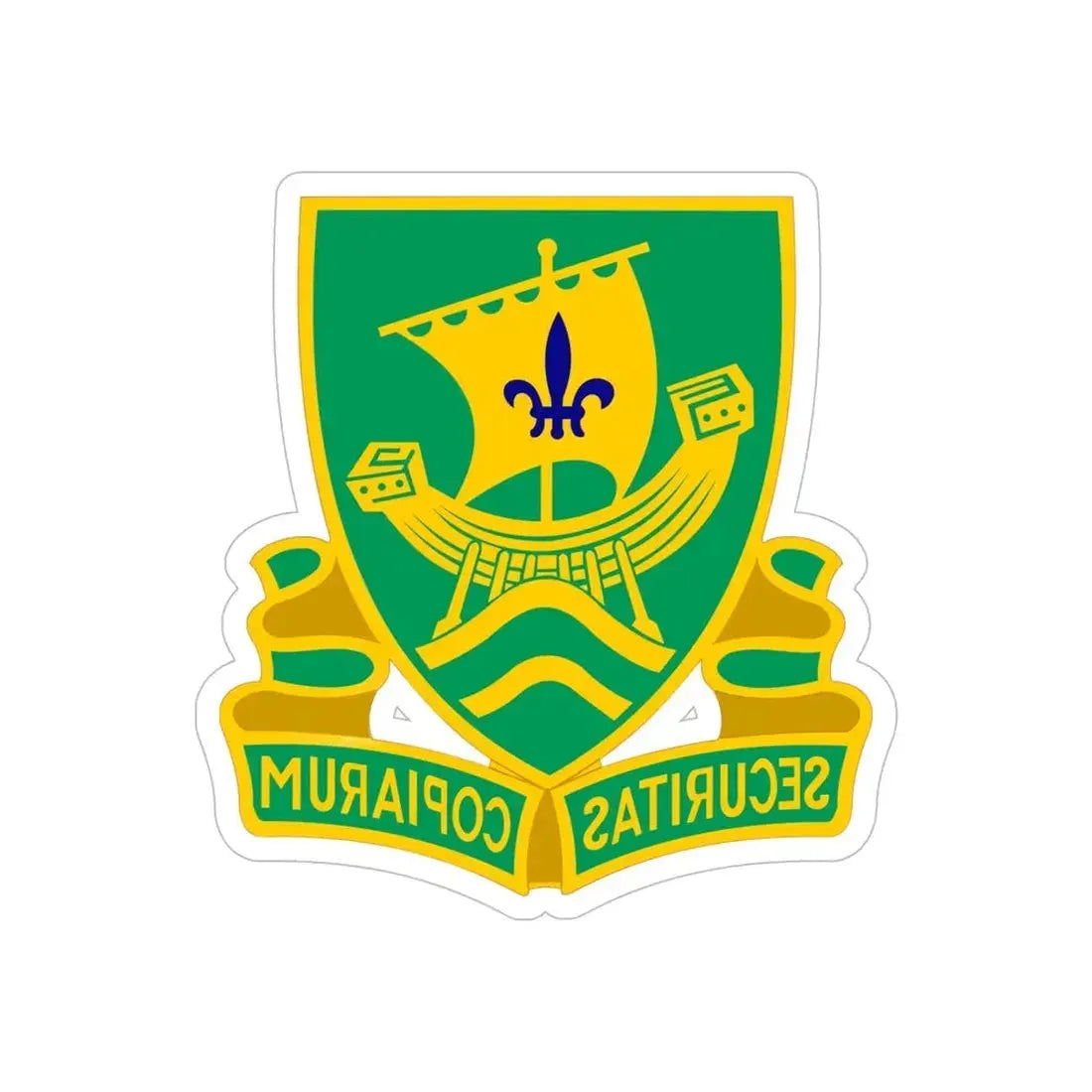 709th Military Police Battalion (U.S. Army) REVERSE PRINT Transparent Die-Cut STICKER - The Sticker Space