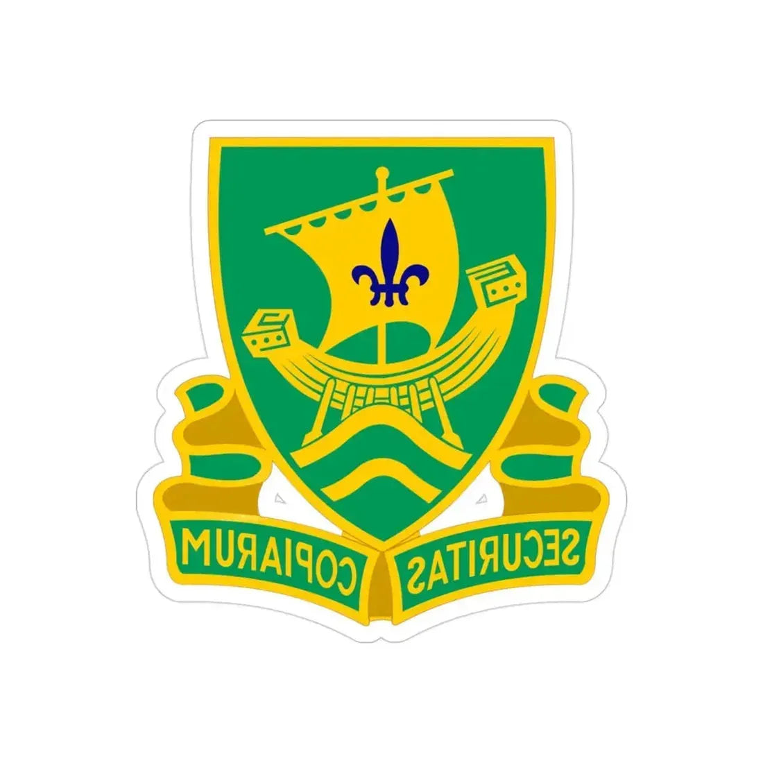 709th Military Police Battalion (U.S. Army) REVERSE PRINT Transparent Die-Cut STICKER - The Sticker Space