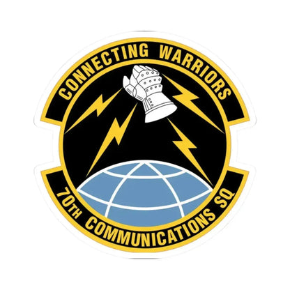 70th Communications Squadron (U.S. Air Force) STICKER Vinyl Kiss-Cut Decal - The Sticker Space