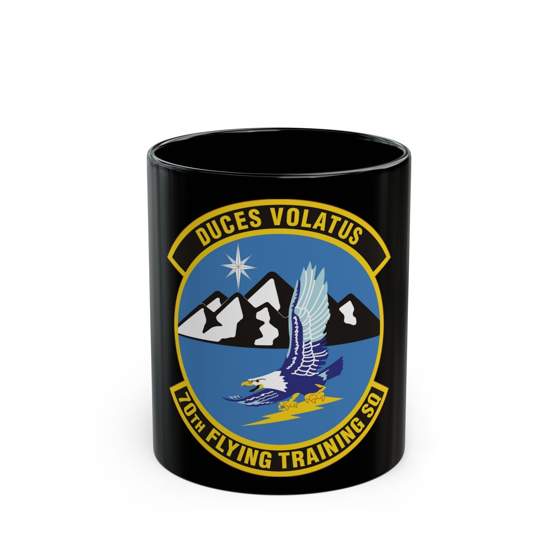 70th Flying Training Squadron (U.S. Air Force) Black Coffee Mug-11oz-The Sticker Space