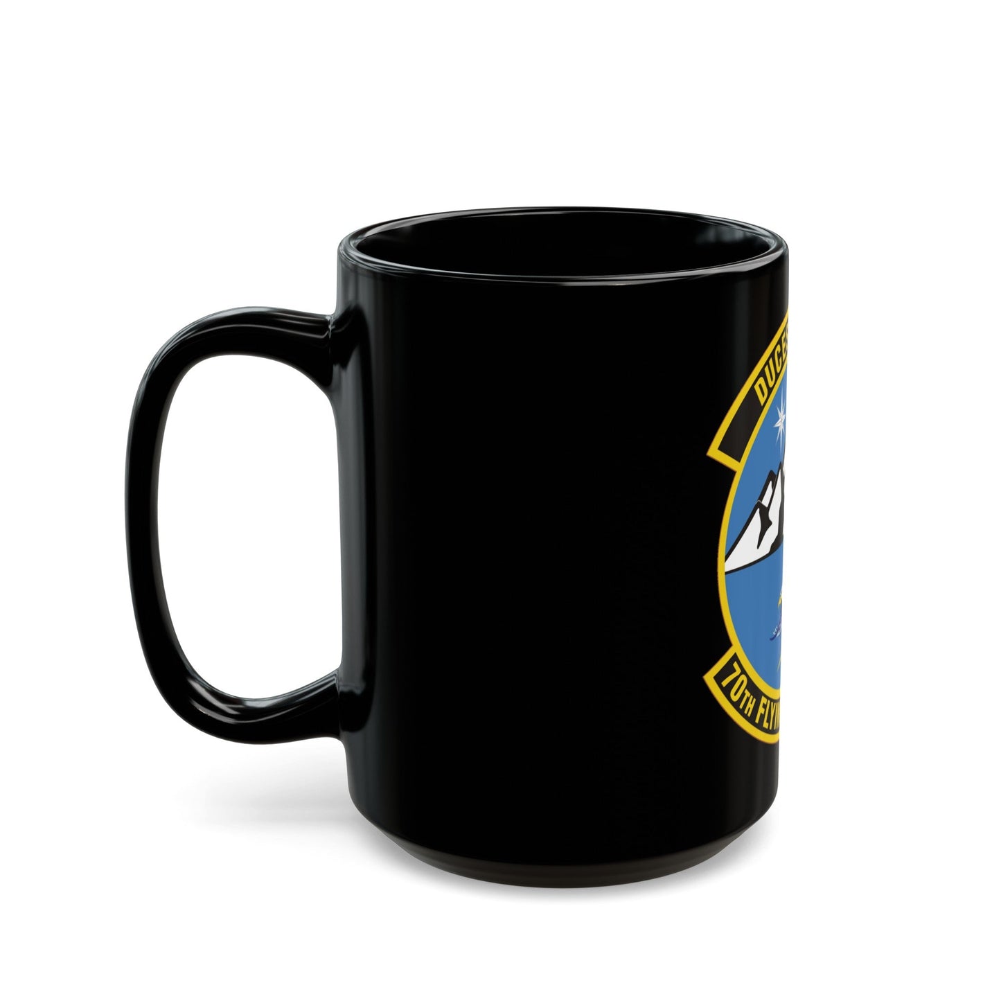 70th Flying Training Squadron (U.S. Air Force) Black Coffee Mug-The Sticker Space