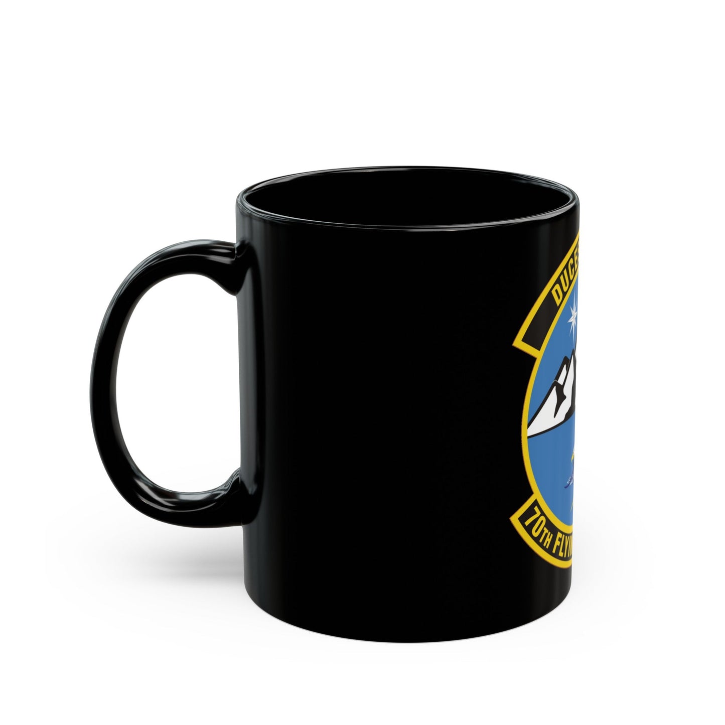 70th Flying Training Squadron (U.S. Air Force) Black Coffee Mug-The Sticker Space