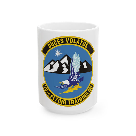 70th Flying Training Squadron (U.S. Air Force) White Coffee Mug-15oz-The Sticker Space