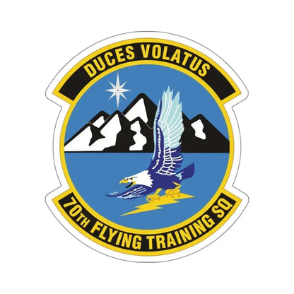 70th Flying Training Squadron (U.S. Air Force) STICKER Vinyl Kiss-Cut Decal 4 Inch White - The Sticker Space