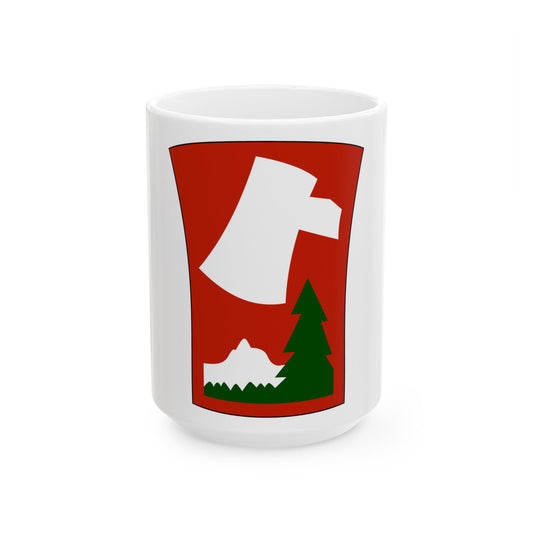 70th Infantry Division patch (U.S. Army) White Coffee Mug-15oz-The Sticker Space