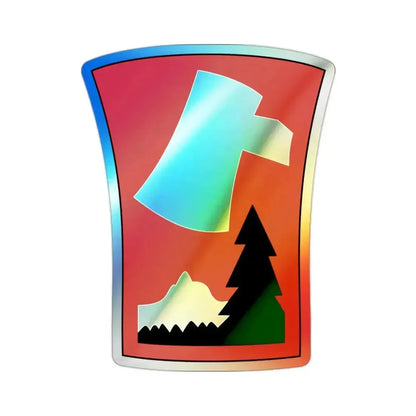 70th Infantry Division (U.S. Army) Holographic STICKER Die-Cut Vinyl Decal 2 Inch Holographic - The Sticker Space