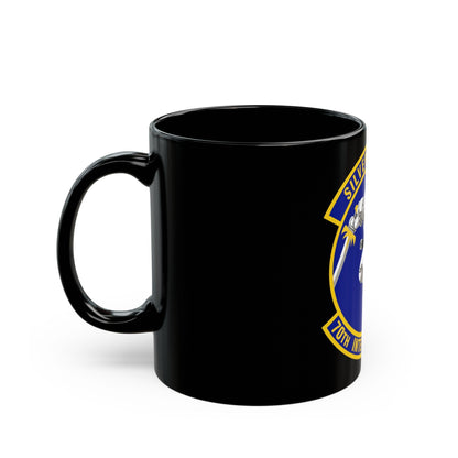 70th Intelligence Support Squadron (U.S. Air Force) Black Coffee Mug-The Sticker Space