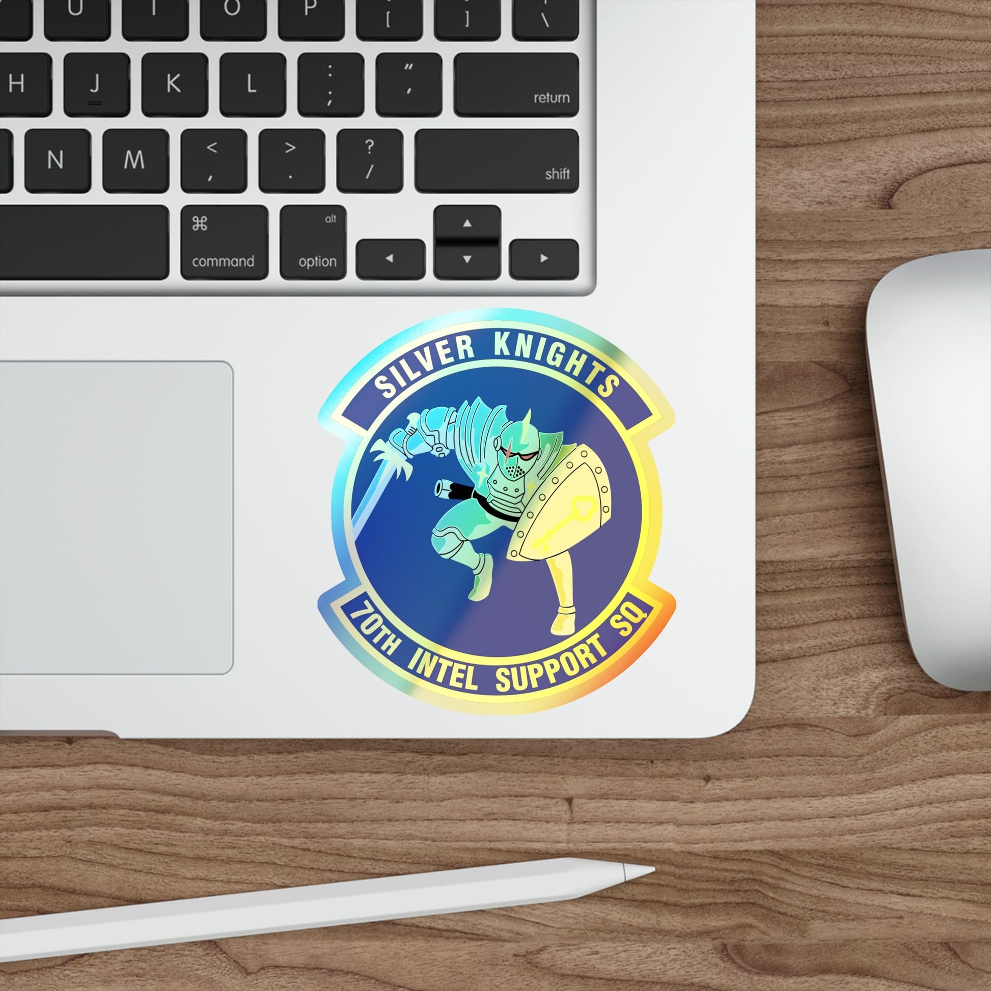 70th Intelligence Support Squadron (U.S. Air Force) Holographic STICKER Die-Cut Vinyl Decal-The Sticker Space