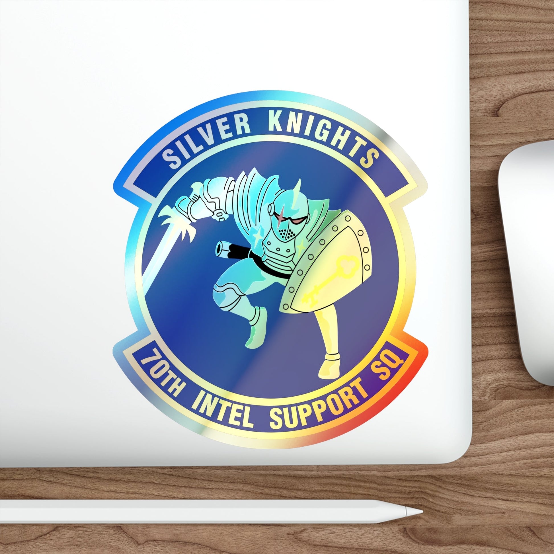 70th Intelligence Support Squadron (U.S. Air Force) Holographic STICKER Die-Cut Vinyl Decal-The Sticker Space