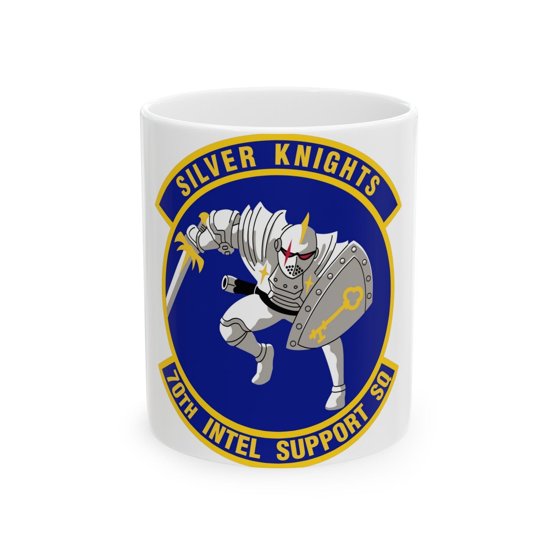 70th Intelligence Support Squadron (U.S. Air Force) White Coffee Mug-11oz-The Sticker Space