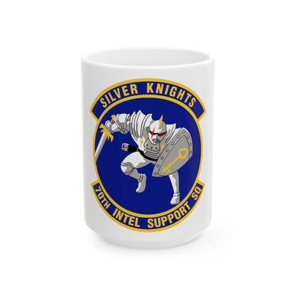 70th Intelligence Support Squadron (U.S. Air Force) White Coffee Mug-15oz-The Sticker Space