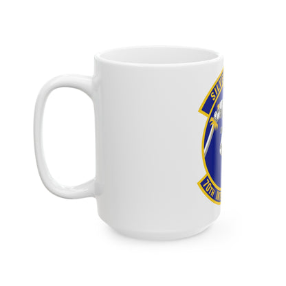 70th Intelligence Support Squadron (U.S. Air Force) White Coffee Mug-The Sticker Space