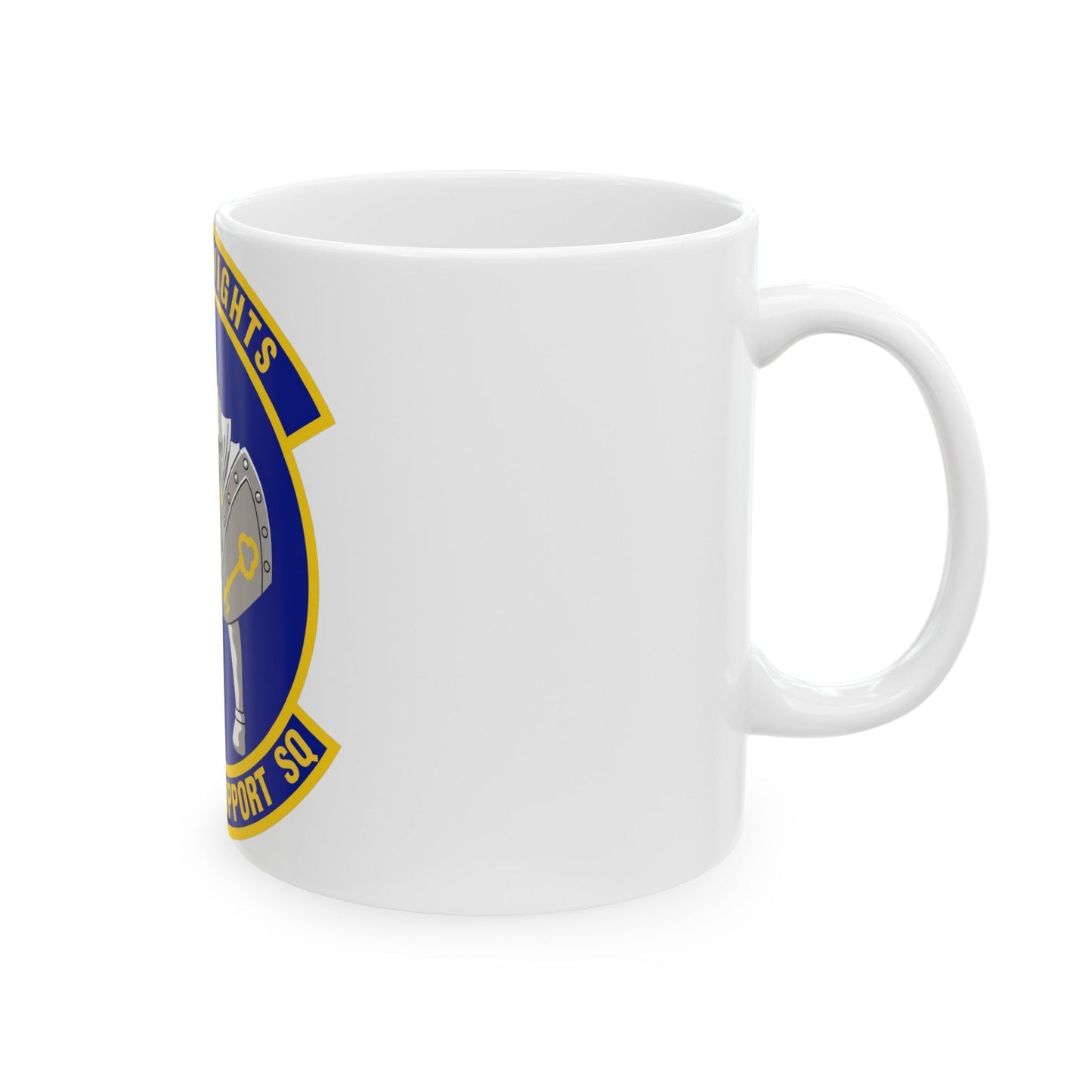 70th Intelligence Support Squadron (U.S. Air Force) White Coffee Mug-The Sticker Space