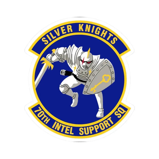 70th Intelligence Support Squadron (U.S. Air Force) STICKER Vinyl Kiss-Cut Decal 2 Inch White - The Sticker Space