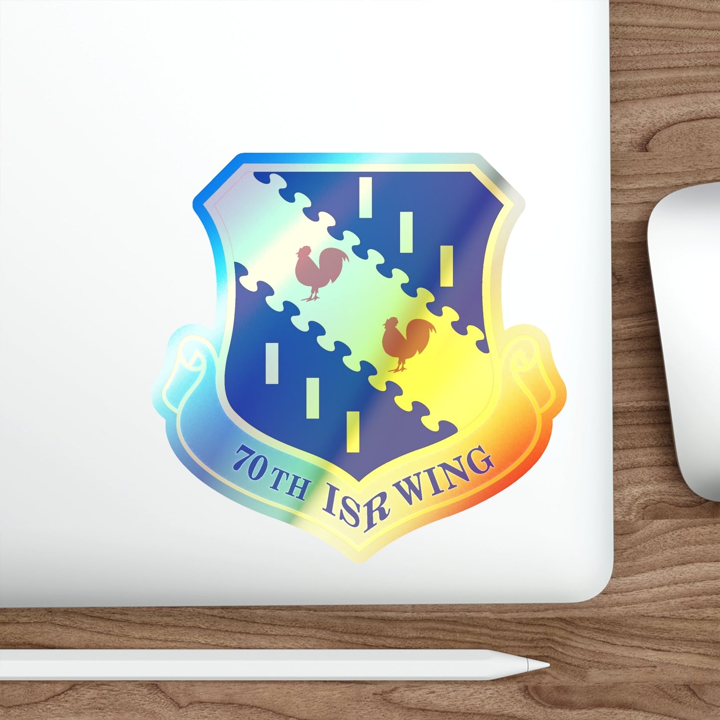 70th Intelligence Surveillance and Reconnaissance Wing (U.S. Air Force) Holographic STICKER Die-Cut Vinyl Decal-The Sticker Space