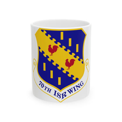 70th Intelligence Surveillance and Reconnaissance Wing (U.S. Air Force) White Coffee Mug-11oz-The Sticker Space